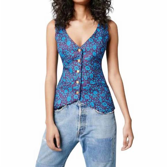 SMYTHE Jackets & Blazers - NEW SMYTHE deep v-neck waistcoat in liberty floral